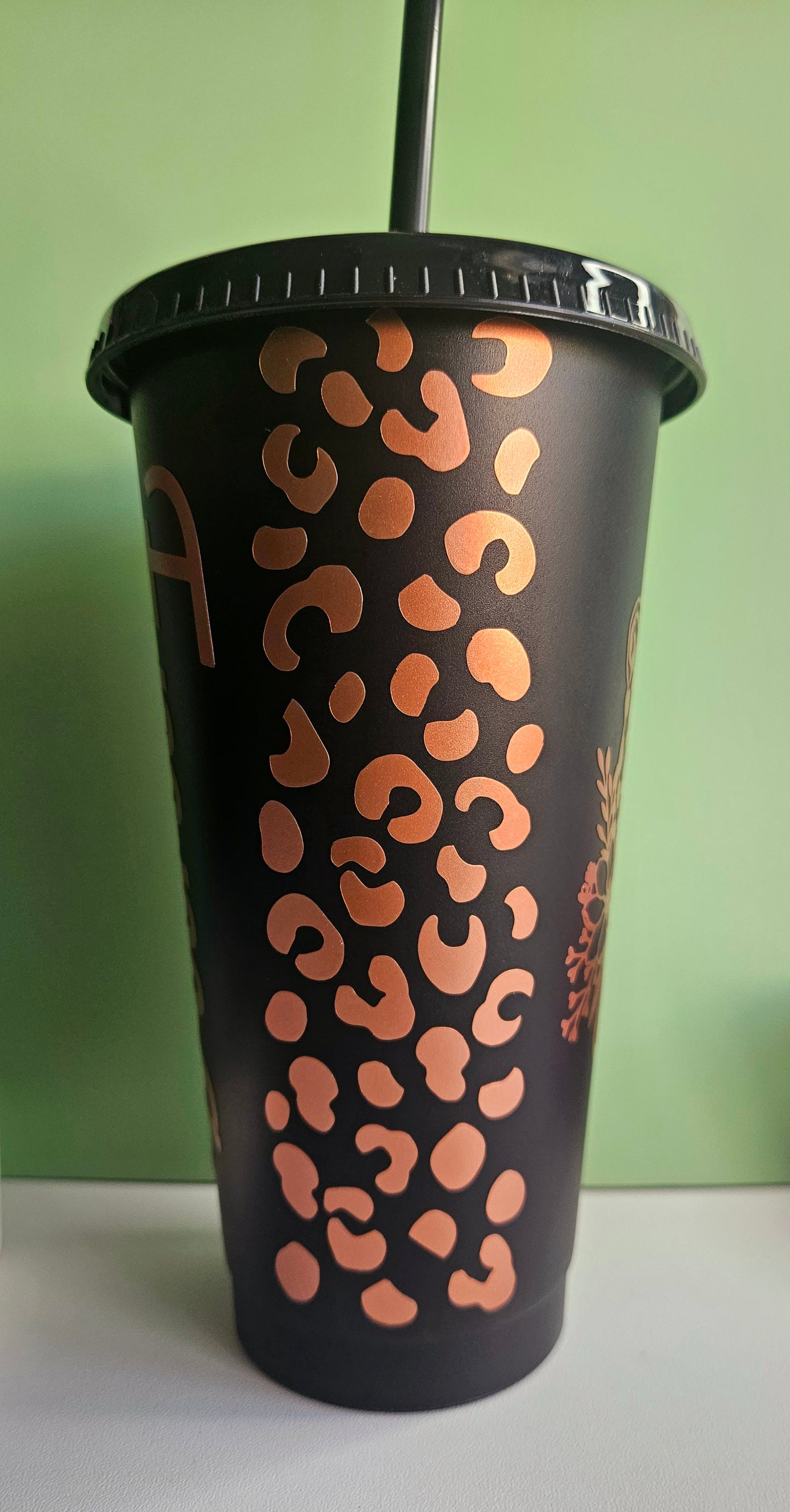 Leopard Print Cold Cup