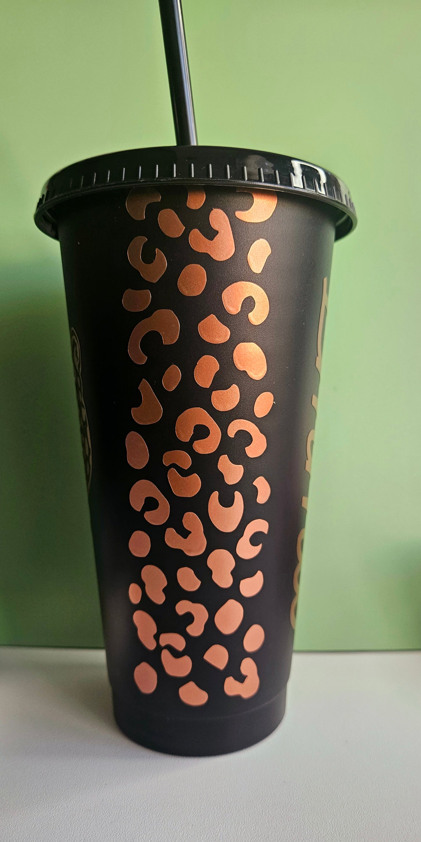 Leopard Print Cold Cup