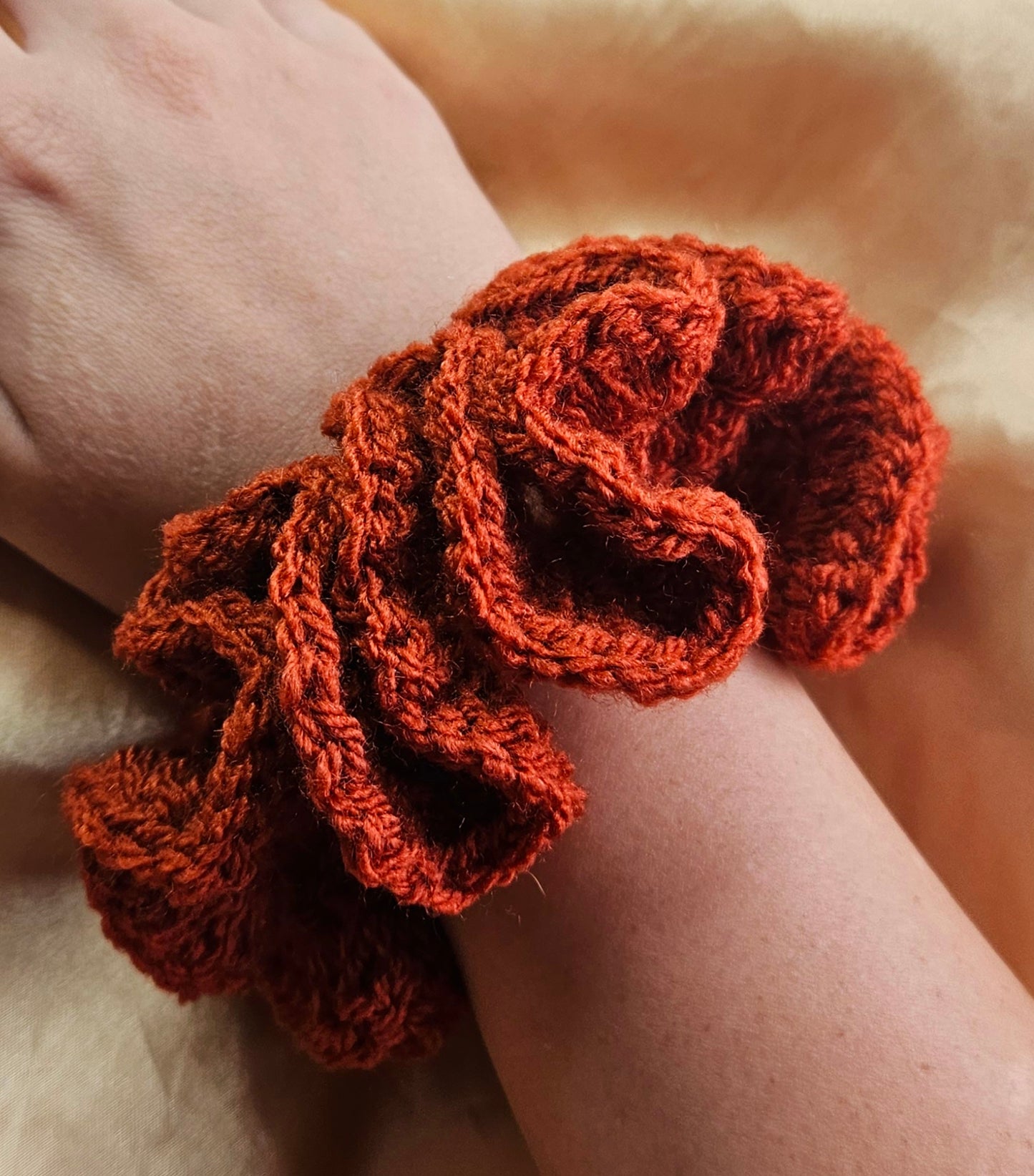 Rust Scrunchie