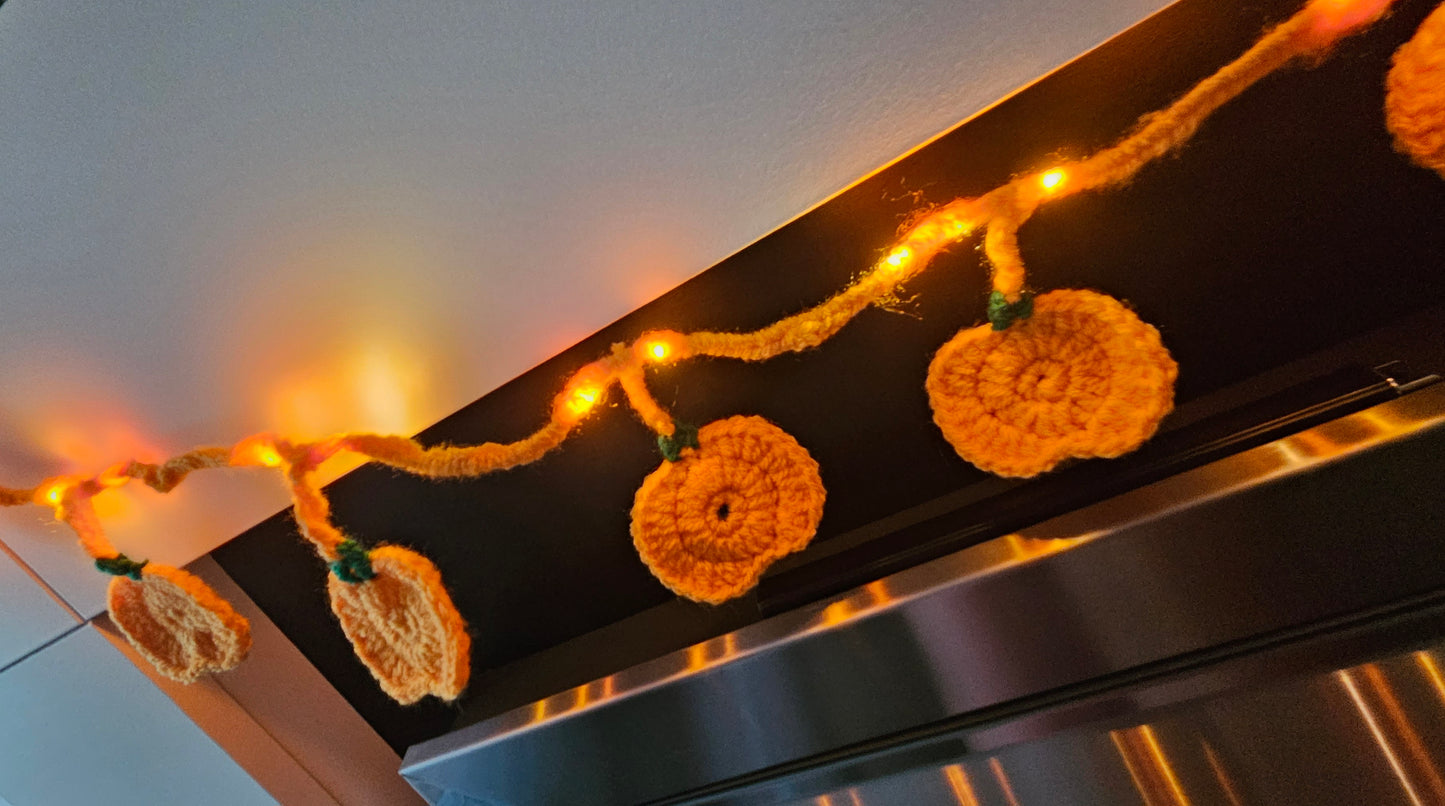 Light up Pumpkin Garland
