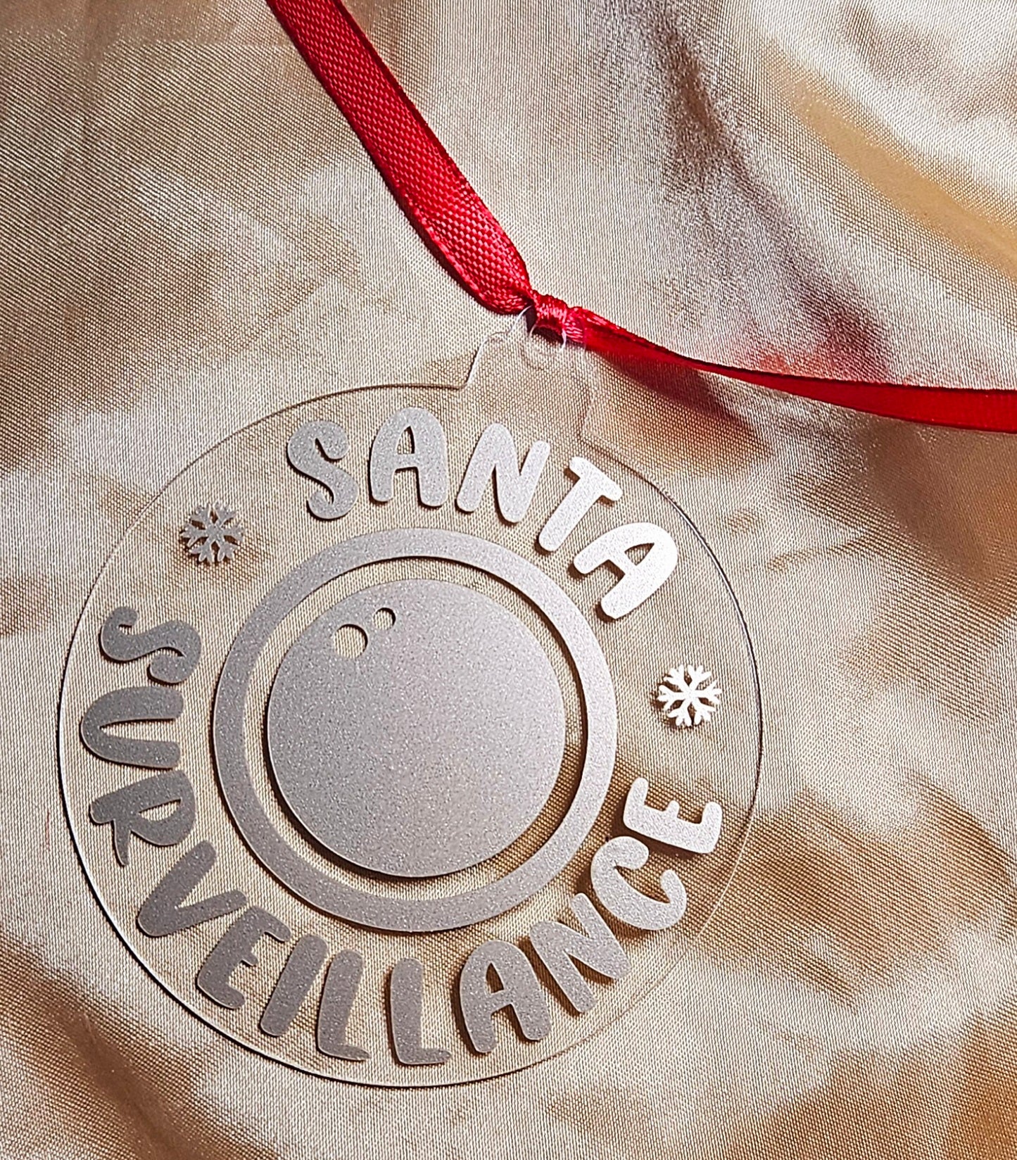 Santa Surveillance Hanging Decor
