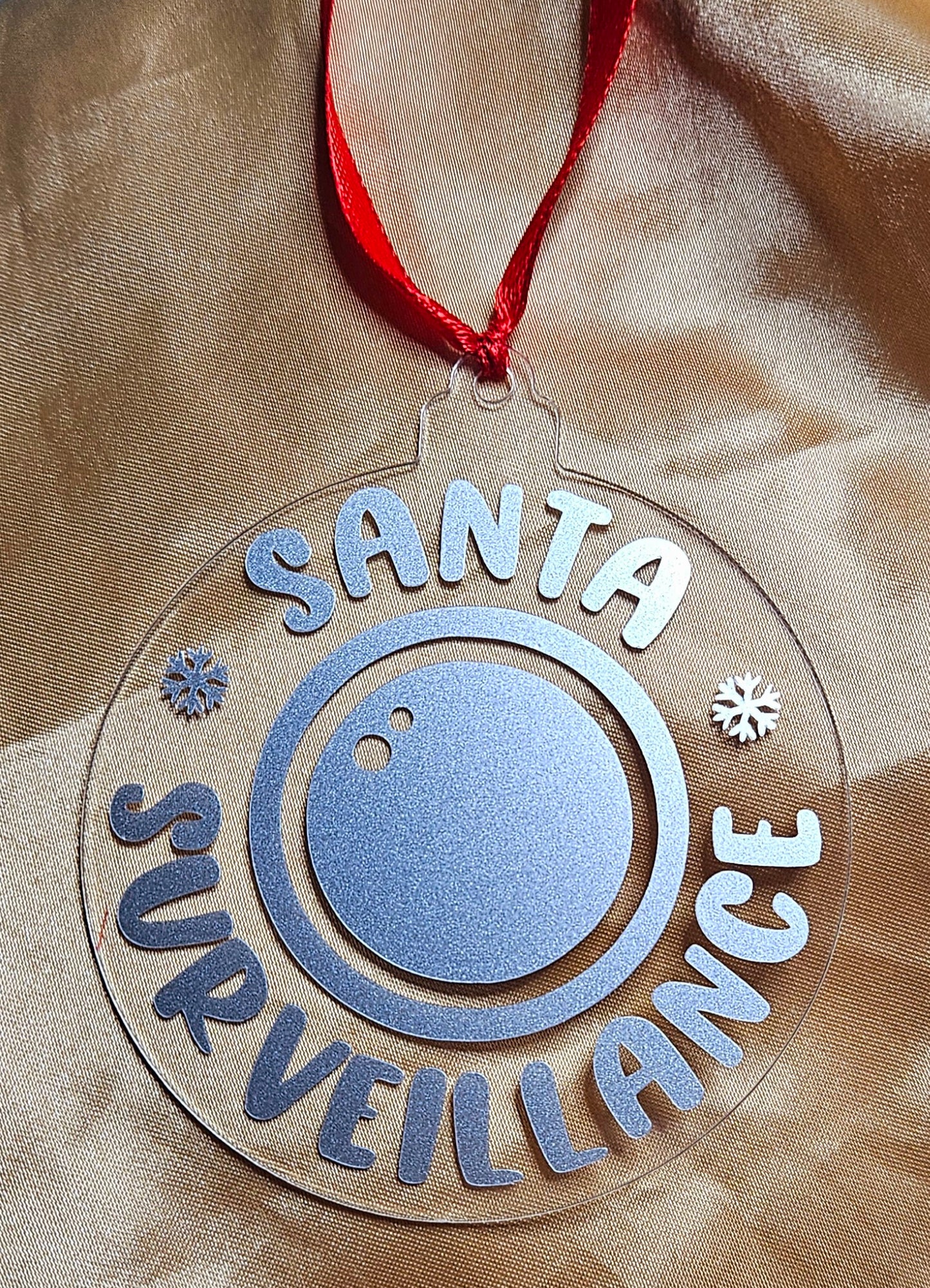 Santa Surveillance Hanging Decor