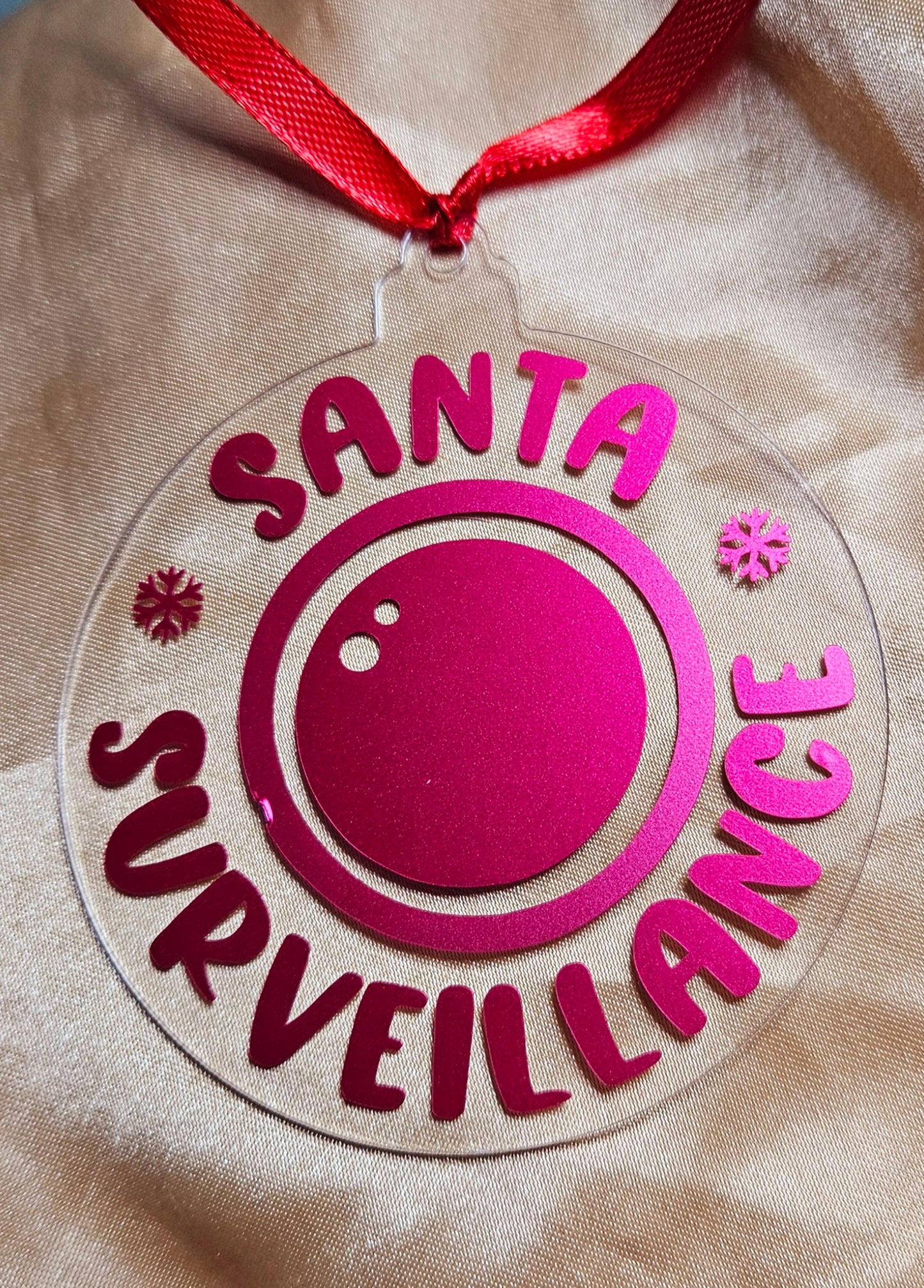 Santa Surveillance Hanging Decor