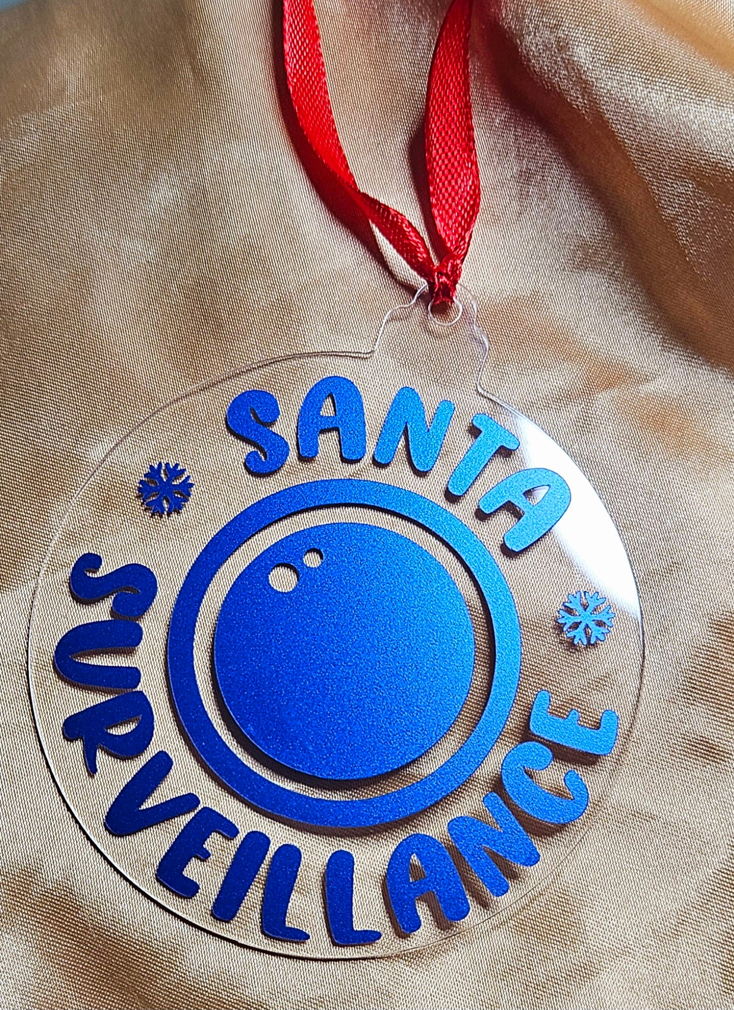 Santa Surveillance Hanging Decor