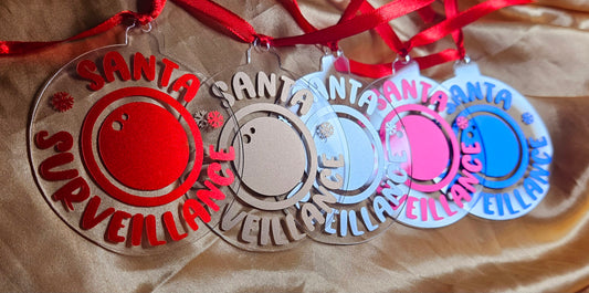 Santa Surveillance Hanging Decor