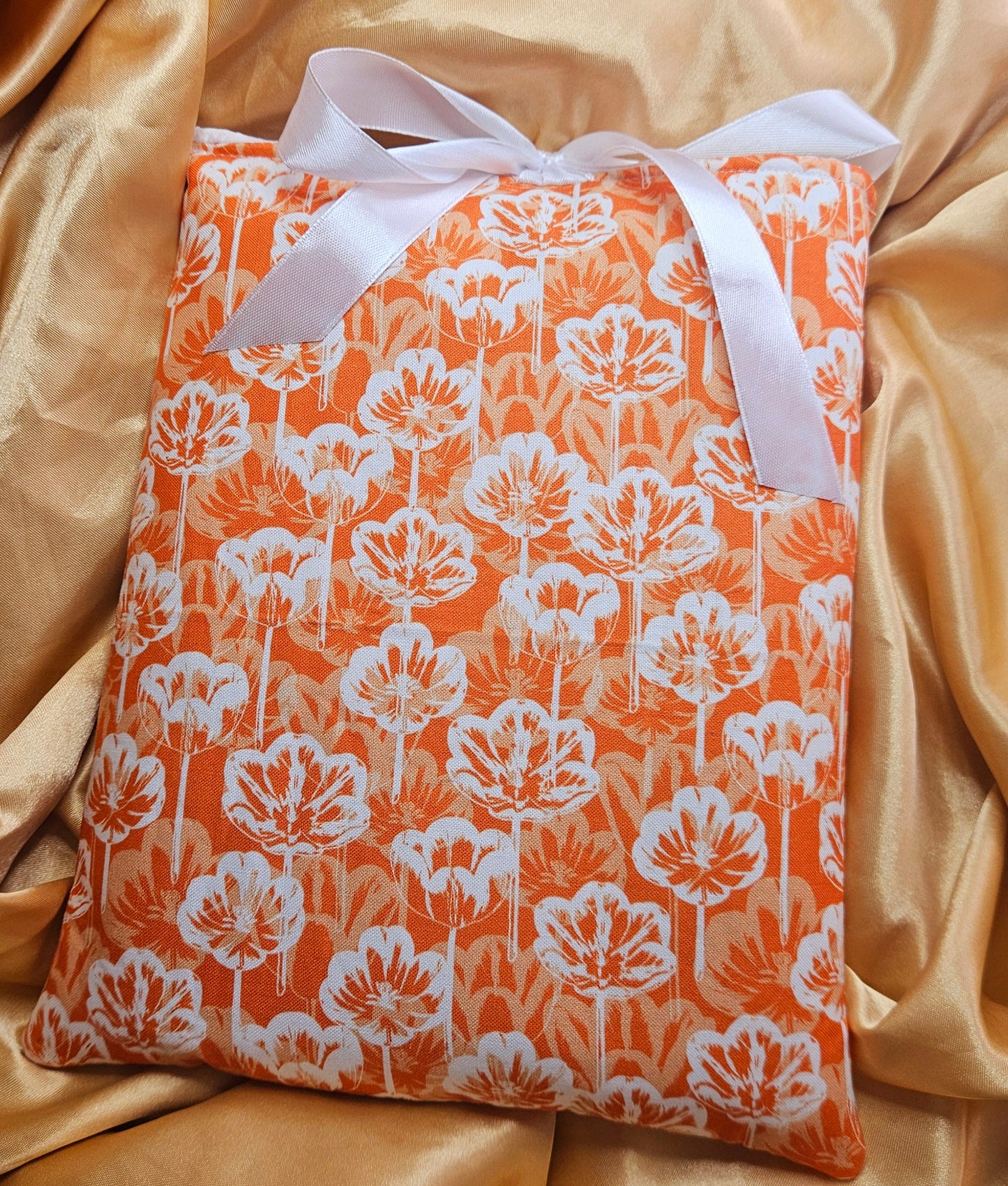 Orange Flower Book/Kindle Sleeve