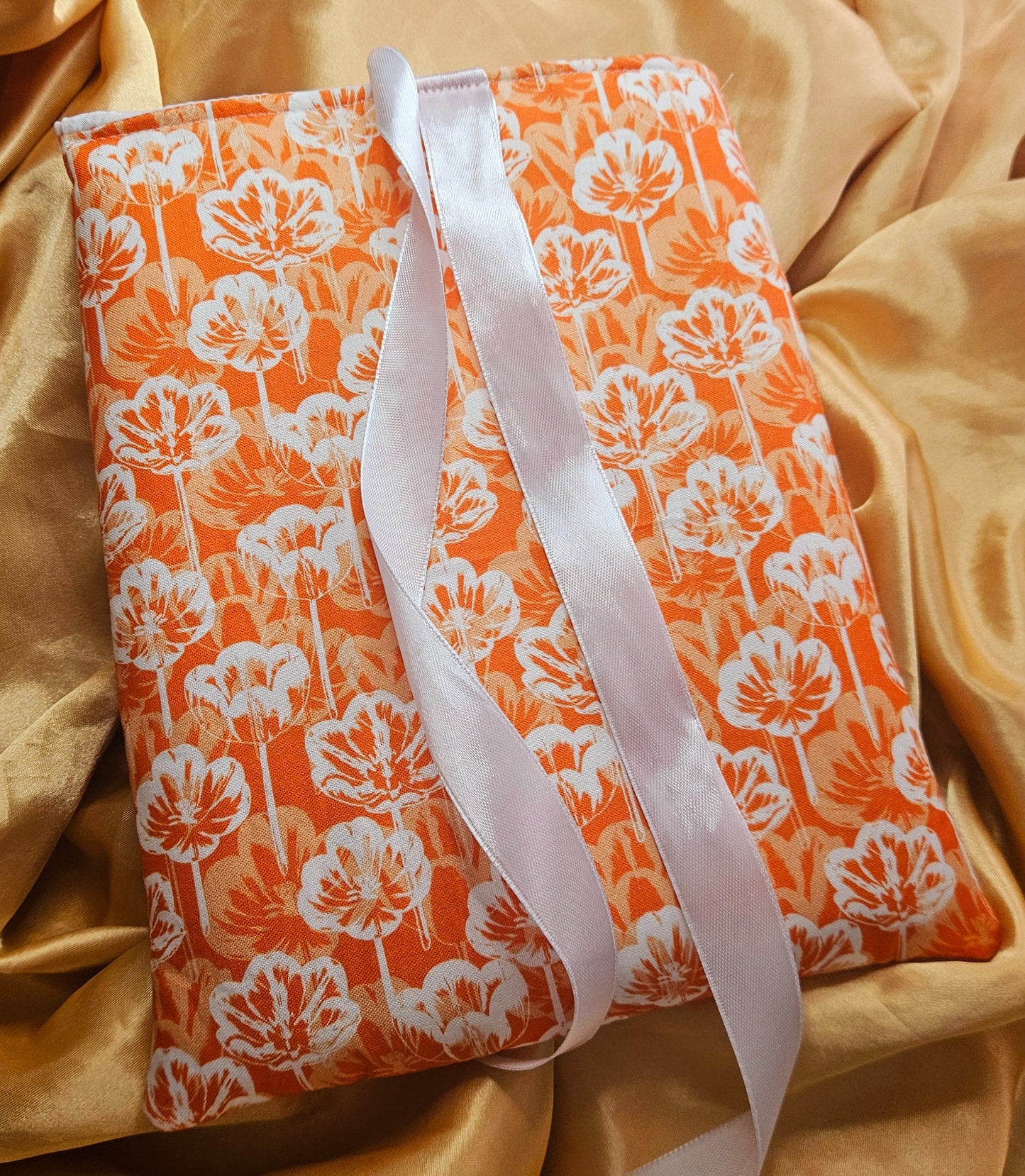 Orange Flower Book/Kindle Sleeve