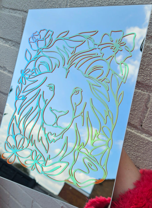 Lion Mirror