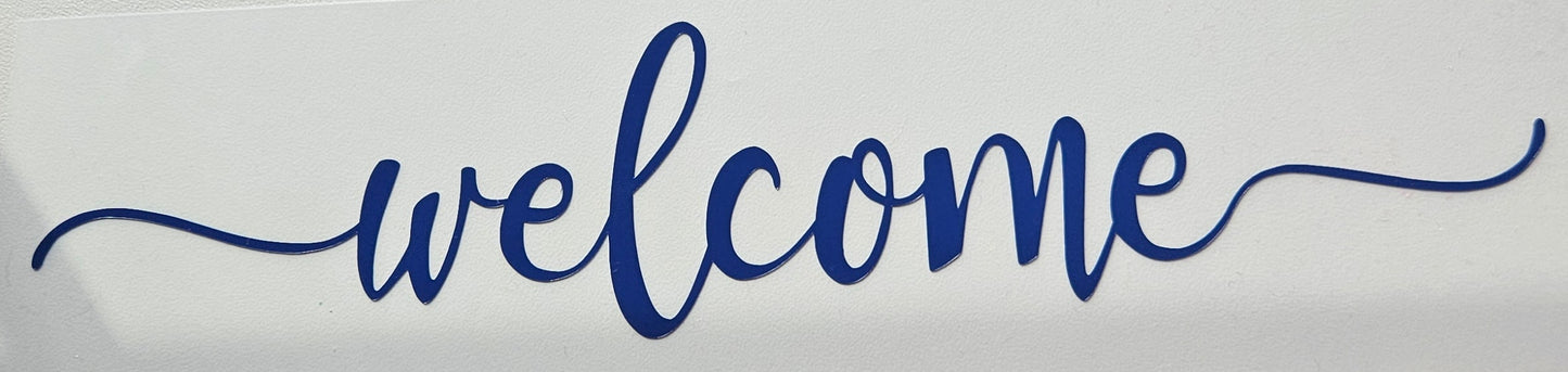 Welcome Letterbox Sticker