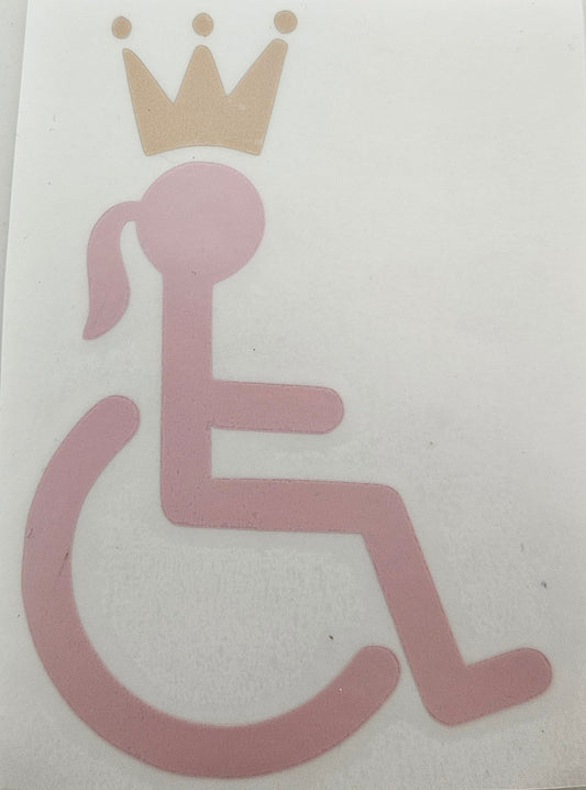 Disability Queen car vinyl
