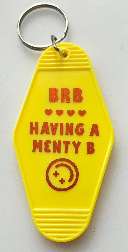 BRB Motel style keyring