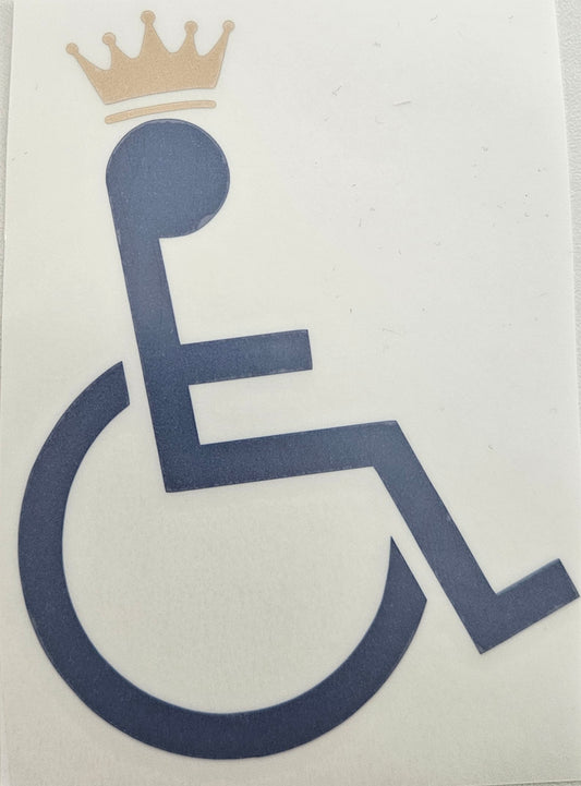 Disability King Car Vinyl