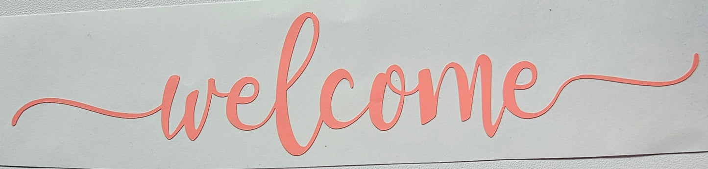 Welcome Letterbox Sticker