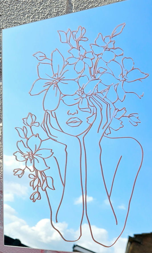 Flower Girl Mirror