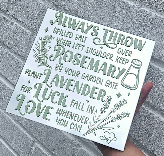 Practical Magic Themed mirror