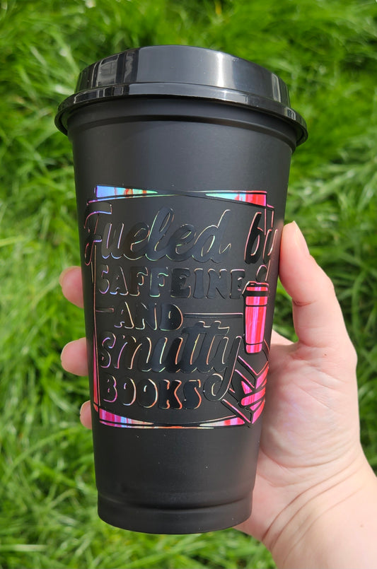 'Fueled by..' Travel Coffee Cup