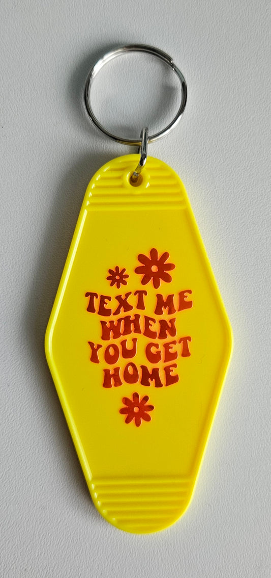'Text me when..' keyring
