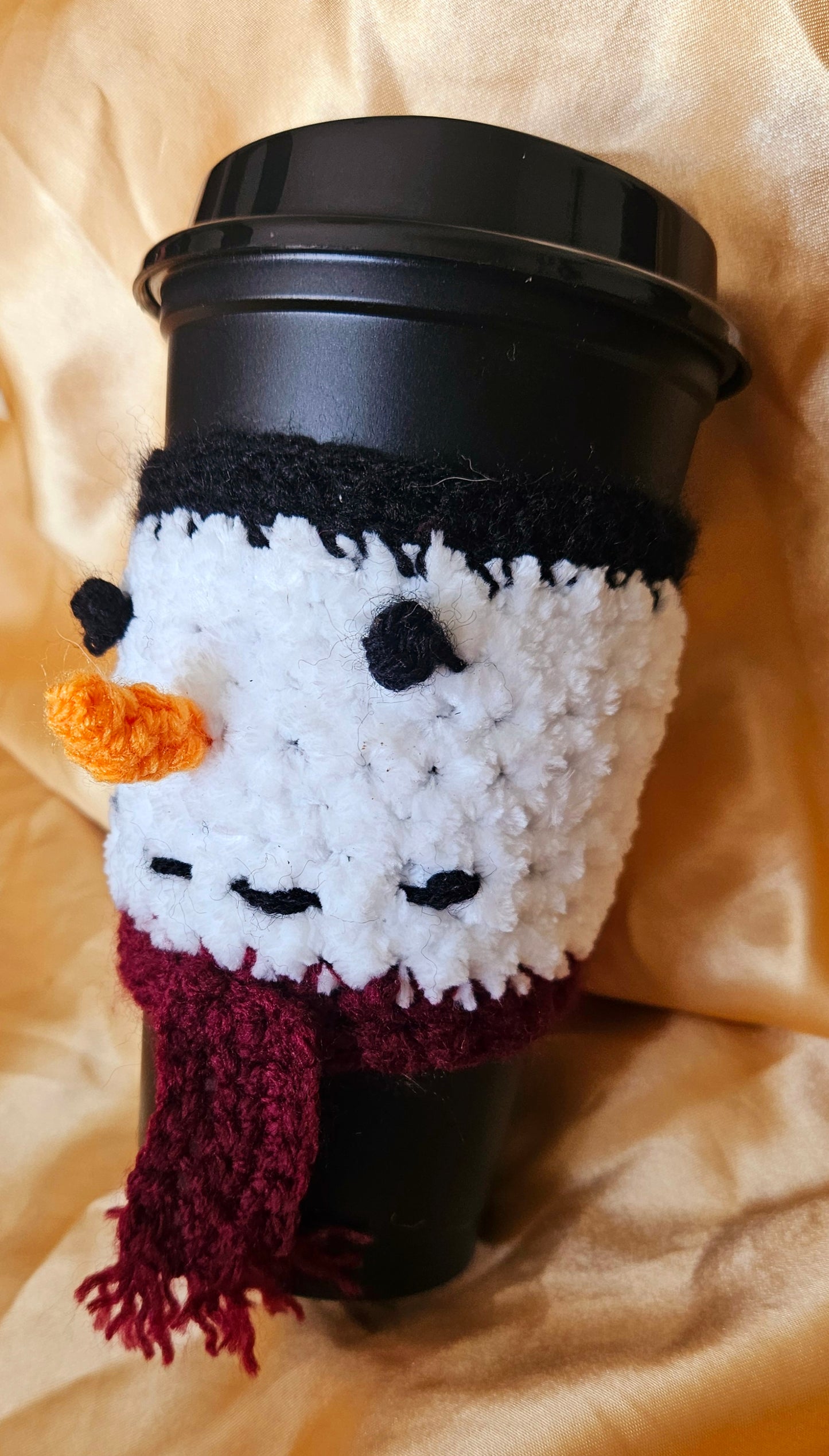 Snowman 16oz Travel Mug Sleeve