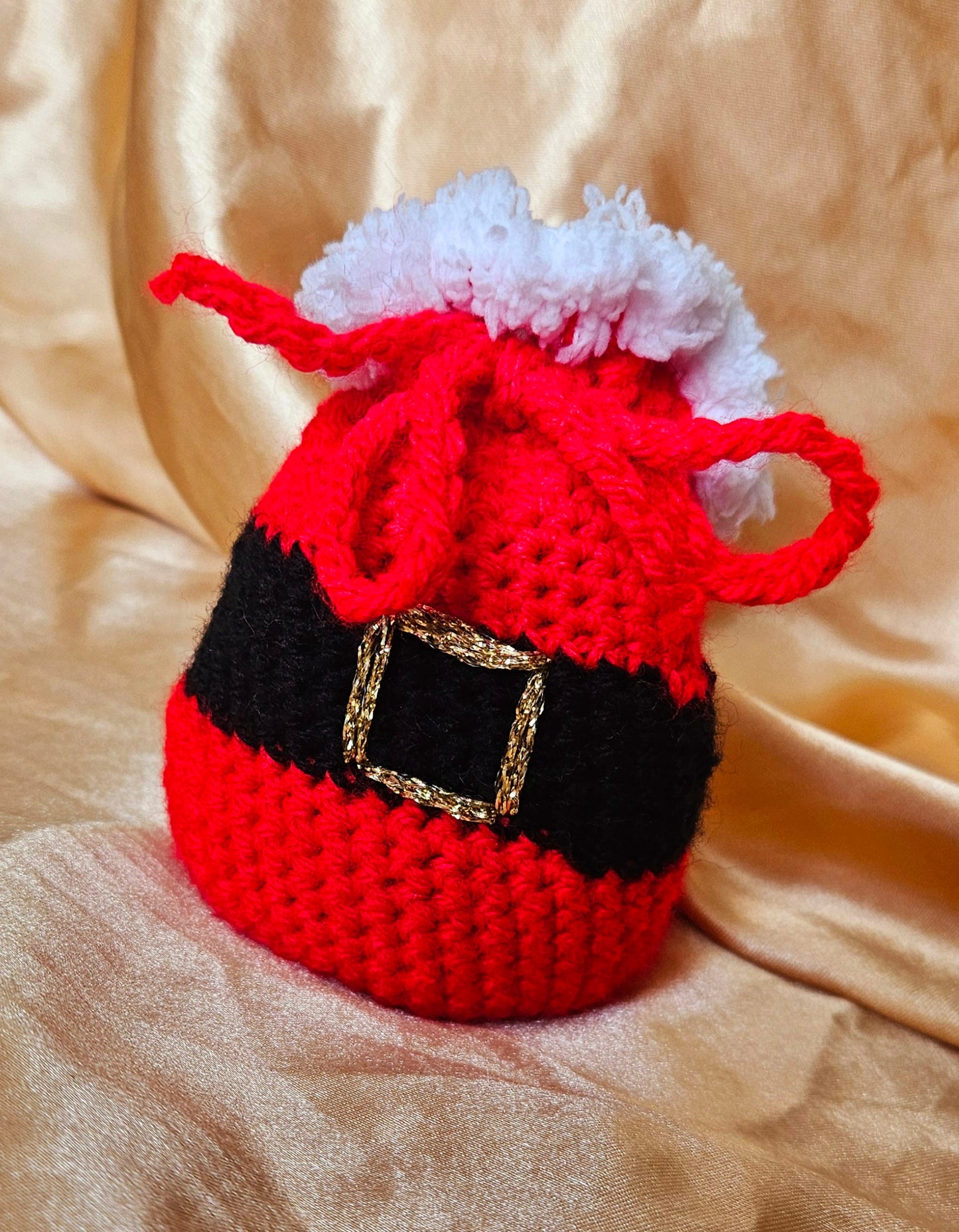 Crochet Santa Pouch