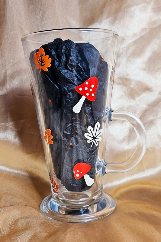 Autumnal Latte Glass