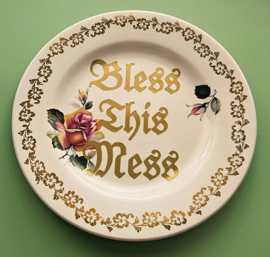 Bless This Mess wall plate