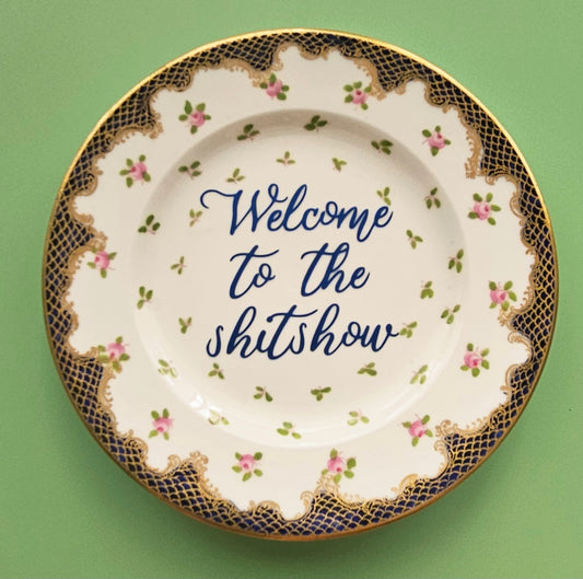 Welcome To The Shit Show Wall Plate