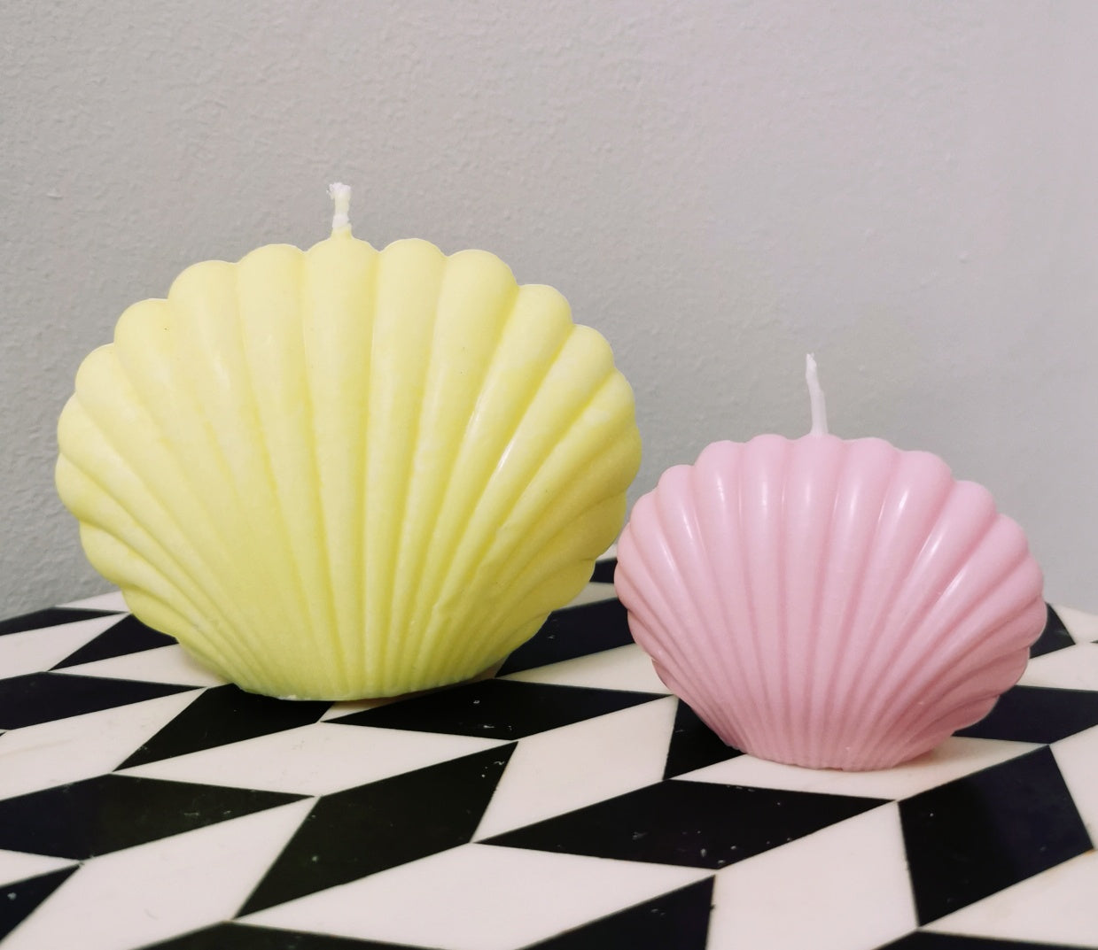 Shell Candle Set