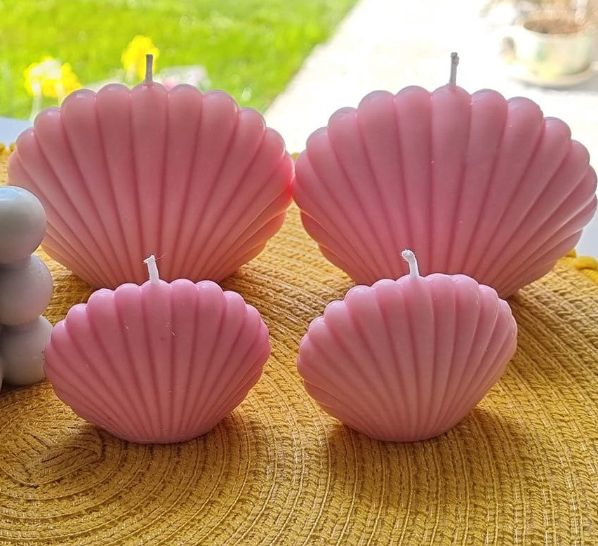 Shell Candle Set